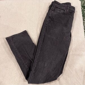 American Eagle Outfitters Charcoal Corduroy Pants